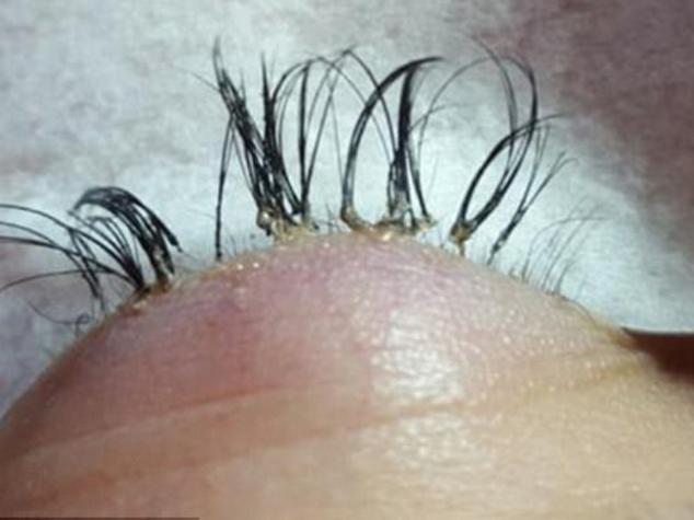 Eyelash disaster Perth. Picture: Facebook/Emmaculate Beuauty