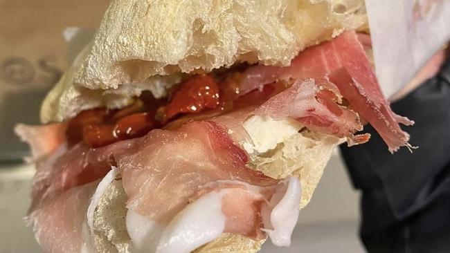 An offering from Alessandro Frassica’s Florence sandwich store, Ino Panino. Picture: Supplied