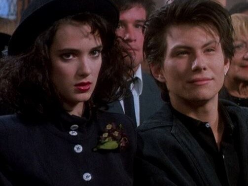 Winona Ryder and Christian Slater in Heathers. For all its dark comedy, its dialogue lands a serious punch sometimes. Picture: Supplied