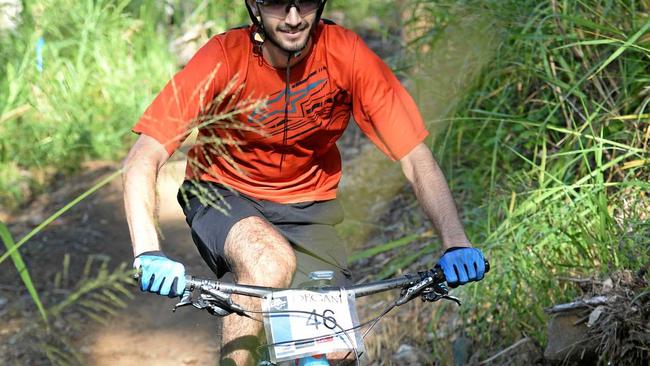 The Bruce Hwy bypass can offer great opportunities for the Gympie region, including for active tourism. Picture: Chris Ison ROK150418cmountainbik