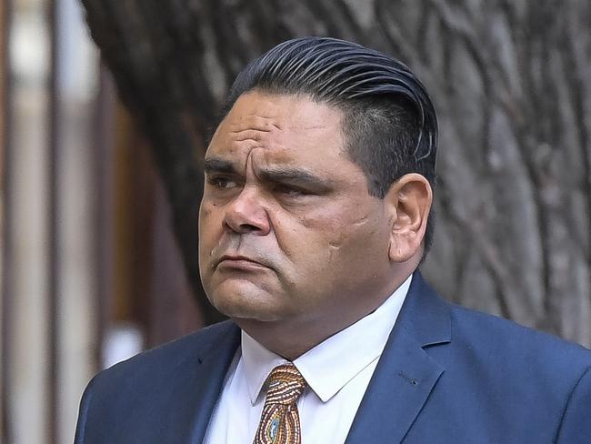 ADELAIDE, AUSTRALIA - NewsWire Photos August 31 2023:  Shane Wanganeen is seen at Adelaide Magistrates Court. Picture: NCA NewsWire / Roy VanDerVegt