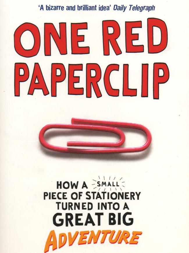 One Red paperclip by Kyle MacDonald