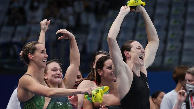 The swimmers set the standard again for the Aussies.