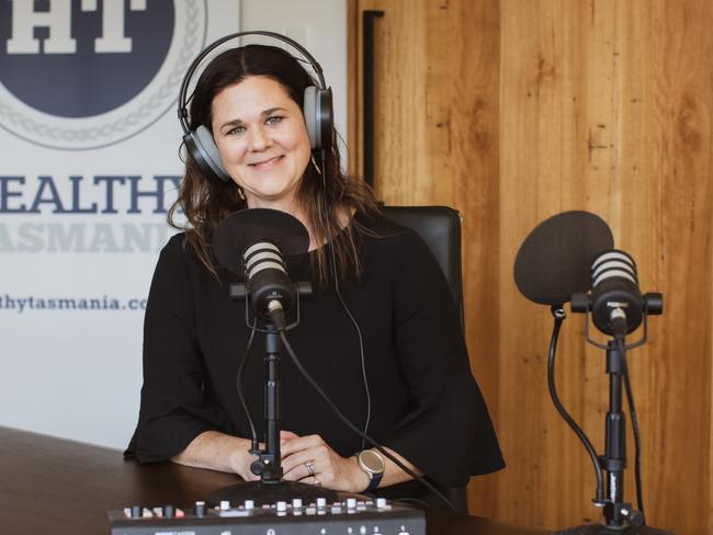 Podcaster and communications specialist Penny Terry. For TasWeekend. Picture: Amy Guy Photography