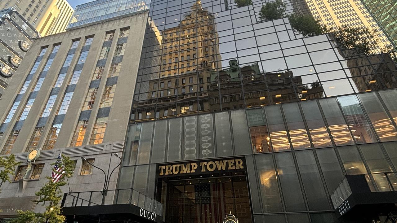 Supporters headed down to Trump Tower in New York after the election. Pictures: Benedict Brook