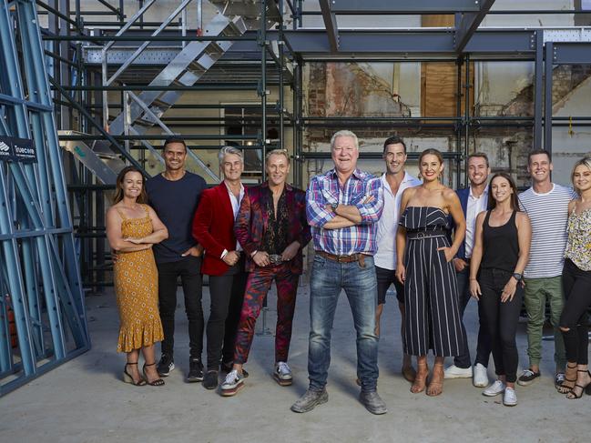 Scott Cam and the contestants on The Block, 2019 - For Herald Sun real estate