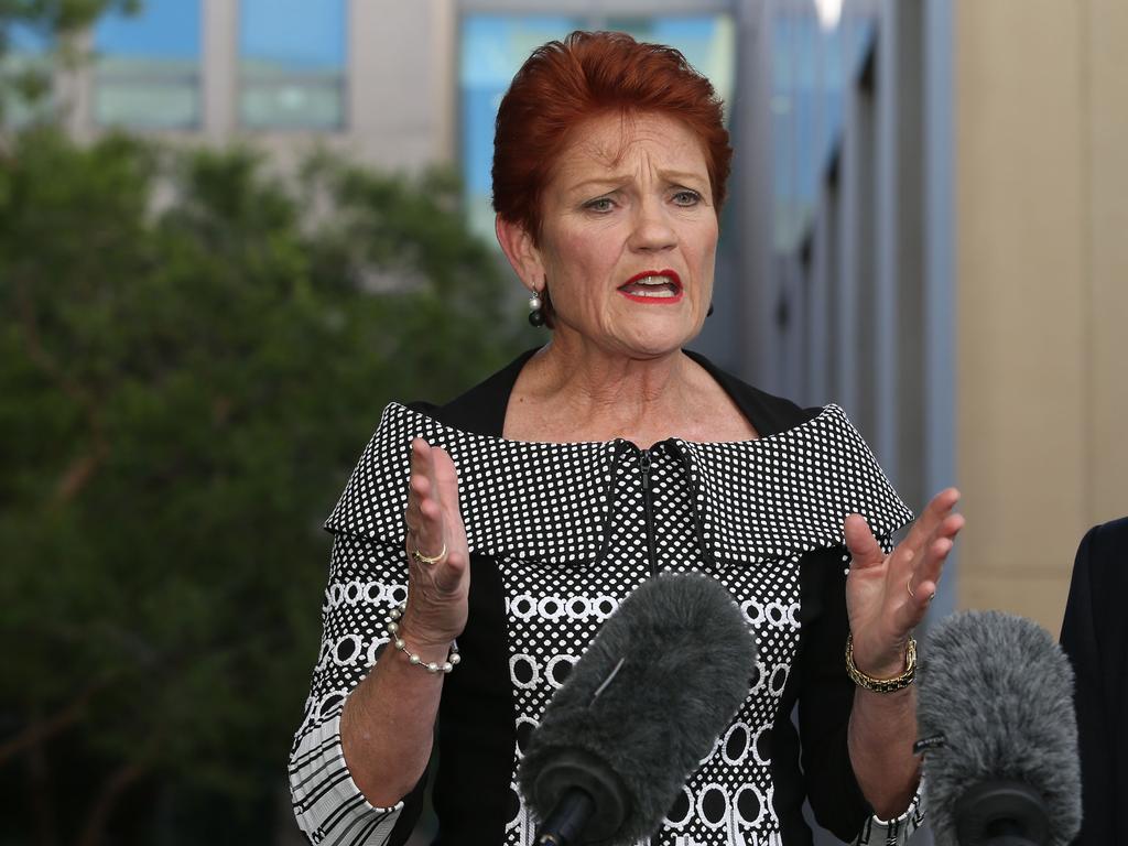 One Nation leader Pauline Hanson has backed the proposal, provided it comes with professional financial advice for homebuyers. Picture: Gary Ramage