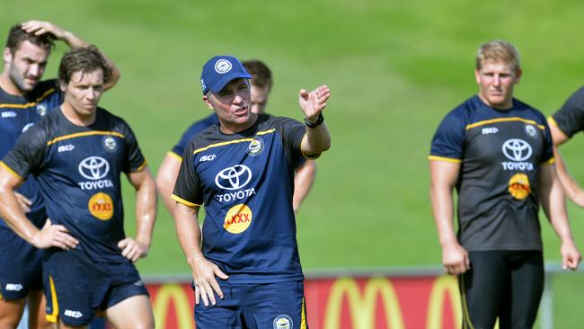 Cowboy's coach Paul Green during a training session. Picture: Wesley Monts