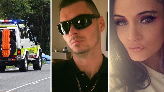 Sydney residents Thomas Micheal Brady, 32, and Belinda Judy Waltisbuhl, 34, were killed in a single-vehicle crash at Damper Creek near Cardwell on Tuesday. Pictures: Facebook