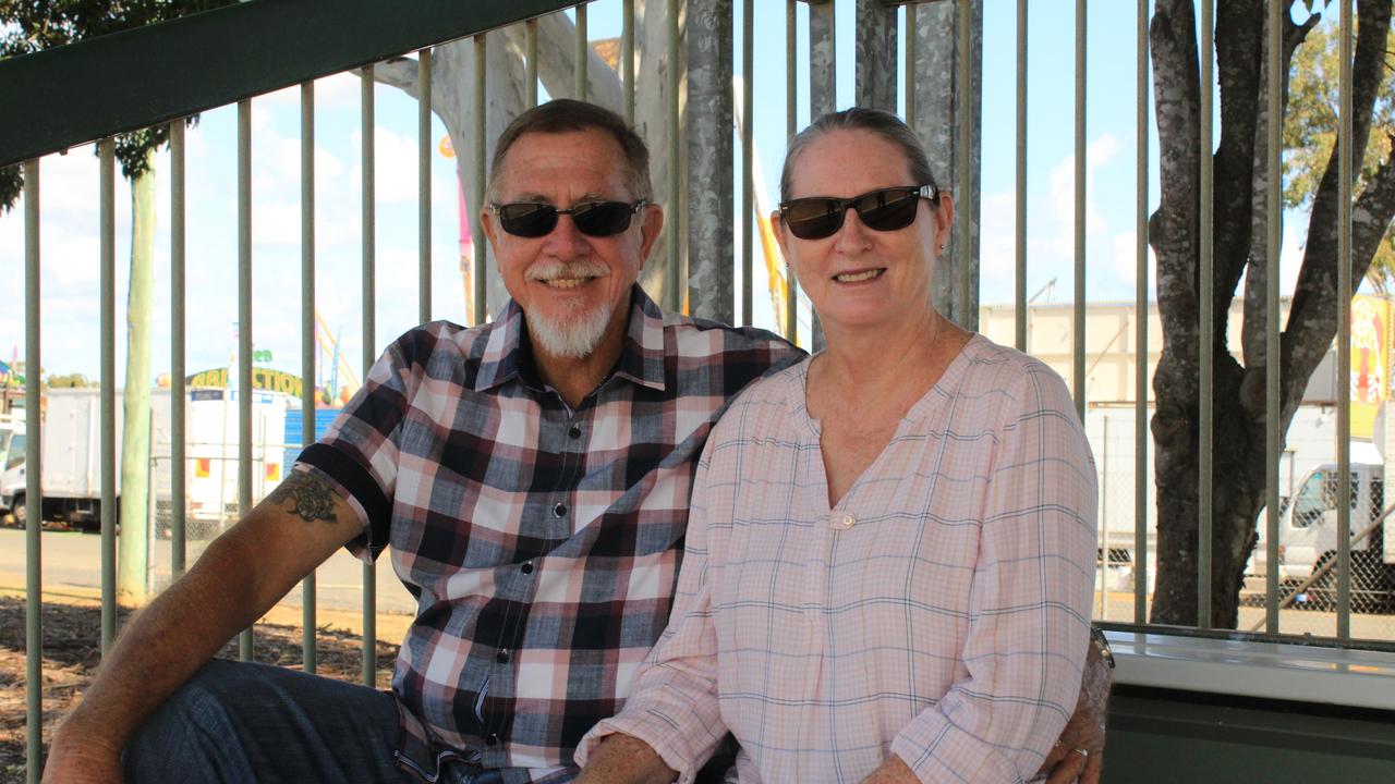 BUNDY SHOW 2021: Pamela and Peter Dunn watch the horse events.