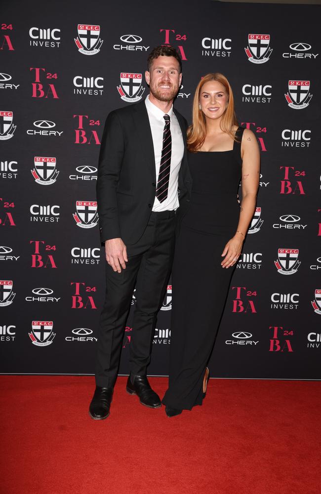 Tim Membrey and Emily. Picture: Brendan Beckett