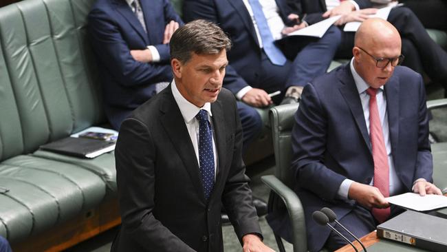 Opposition treasury spokesman Angus Taylor. Picture: NCA NewsWire/Martin Ollman