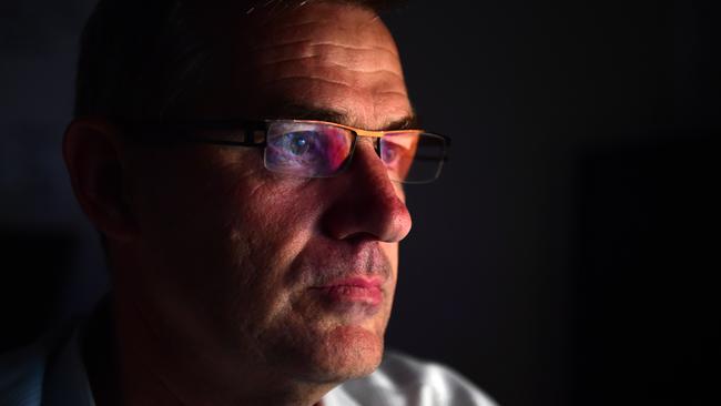 Detective Senior Sergeant Dave Miles at Townsville Police Station. Picture: Evan Morgan