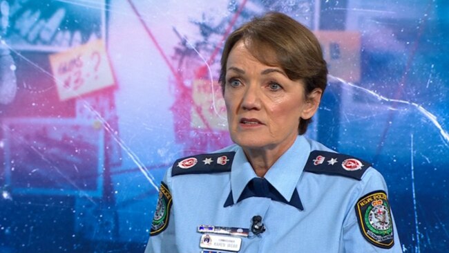 NSW Police Commissioner Karen Webb admitted she understood criticism around her decision to not watch the video. Picture: Nine