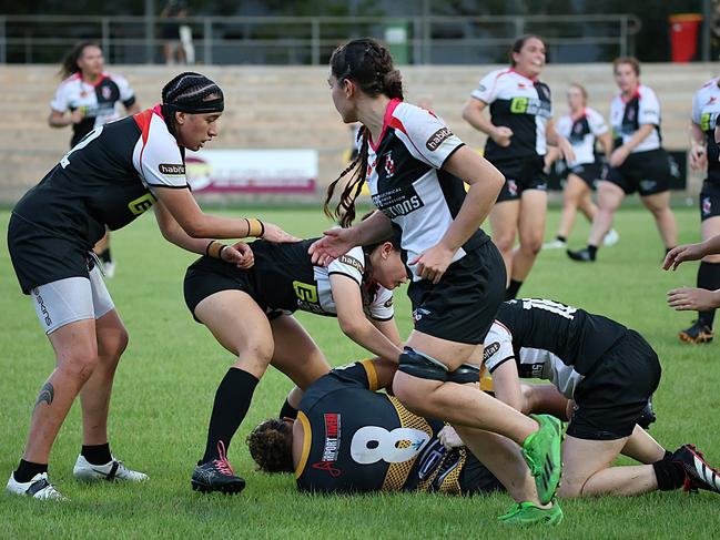 University Pirates vs. Darwin Dragons in Round 6 of the 2024-25 season. Picture: From The Sideline Sports Photography.