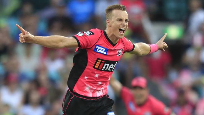 The Sydney Sixers will be without Tom Curran for the BBL finals. Picture: Getty