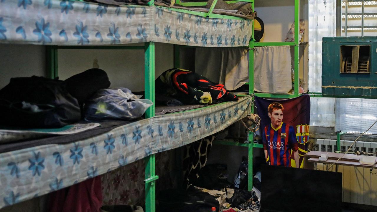 A picture obtained from the Iranian Mizan News Agency shows empty bunk beds inside the notorious Evin prison. Picture: AFP