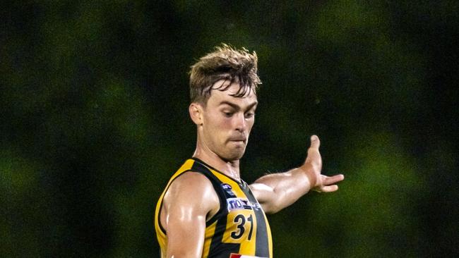 Luke Partington has been a consistent performer for PINT in the 2023-24 NTFL season. Picture: Patch Clapp / AFLNT Media