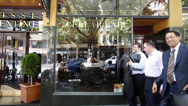 Cellar Bar on Bourke St, nearby the site speculated as a home for Melbourne’s second injecting room.