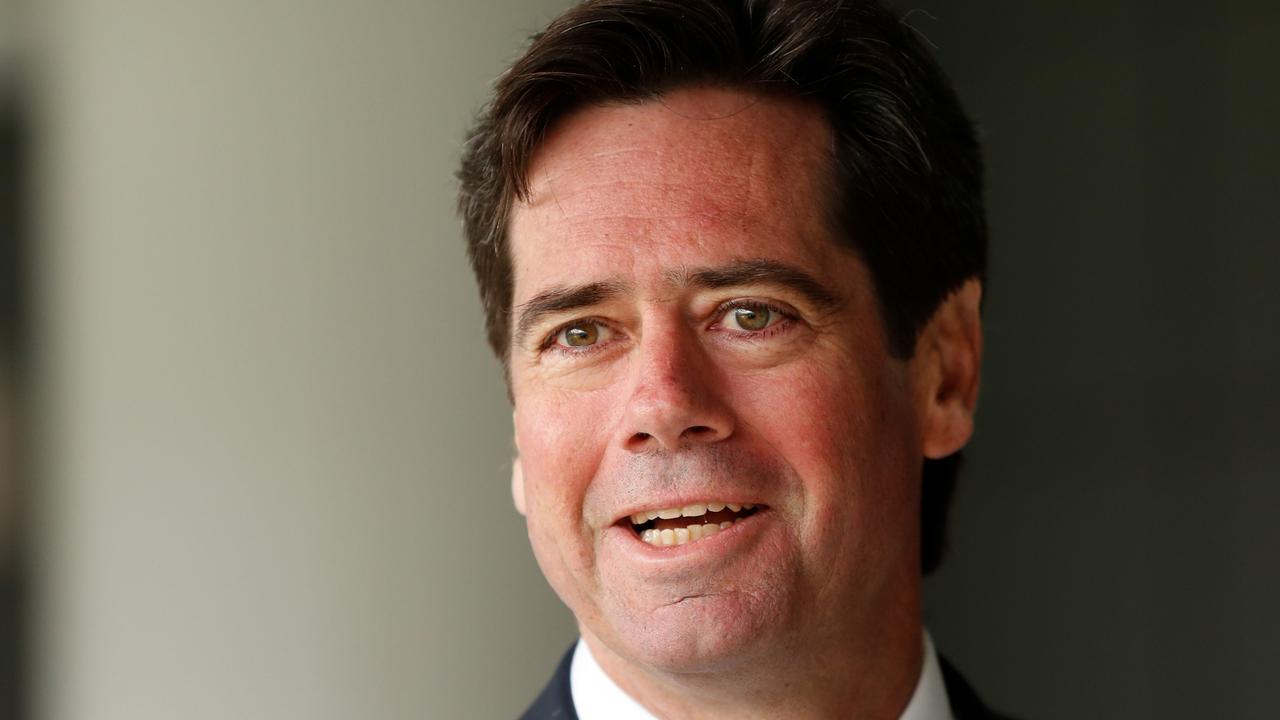 AFL boss Gillon McLachlan met with two key Melbourne officials in February 2021 to discuss club concerns over Demons coach Simon Goodwin’s behaviour.