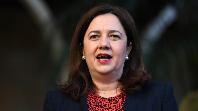 Queensland Premier Annastacia Palaszczuk will announce the free apprenticeships policy today. Picture: AAP/Dan Peled