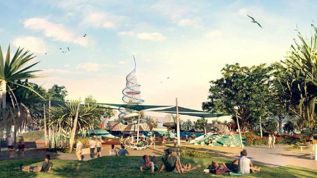 Artist impression of Southport Broadwater Parklands Stage 4. Picture: Gold Coast City Council