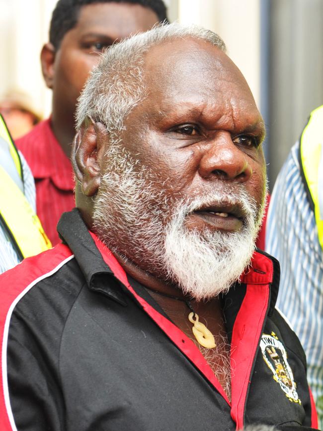 Tiwi Land Council chair Gibson Farmer.