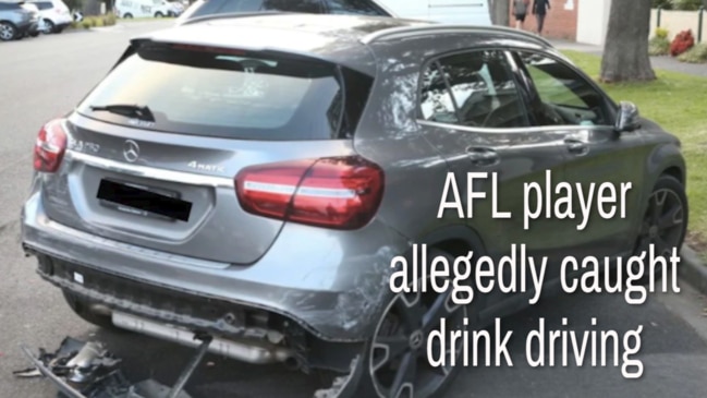 AFL player allegedly caught drink driving