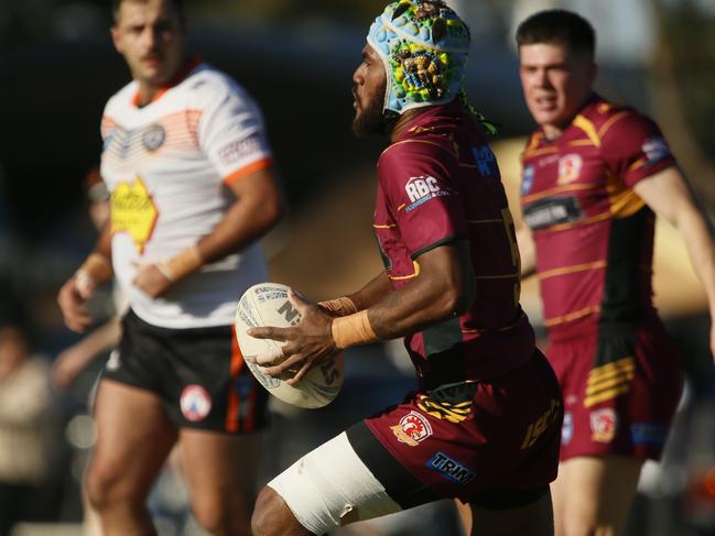 Marika Tuilau has delivered on the wing in his first year as a Rooster. Picture: Warren Gannon Photography