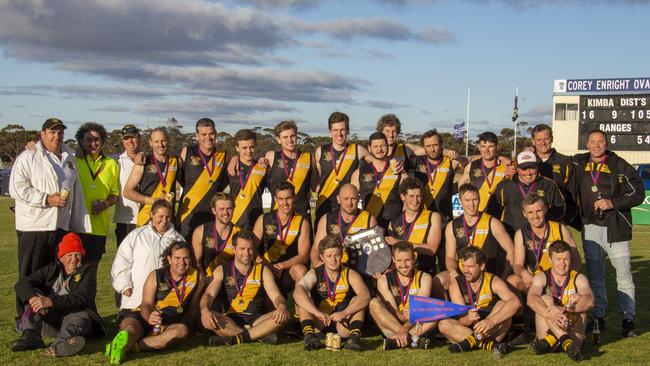 The Kimba Districts 2019 premiership side. Picture: Kerri Cliff, Fresh Eyre Photography