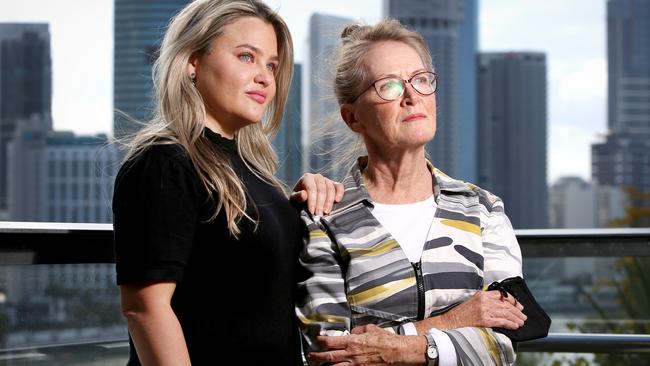 Judith’s daughter Alyssa Broughton and sister Ruth Hopkins don’t want any other family to be let down by the health system like they were. Photo: Steve Pohlner