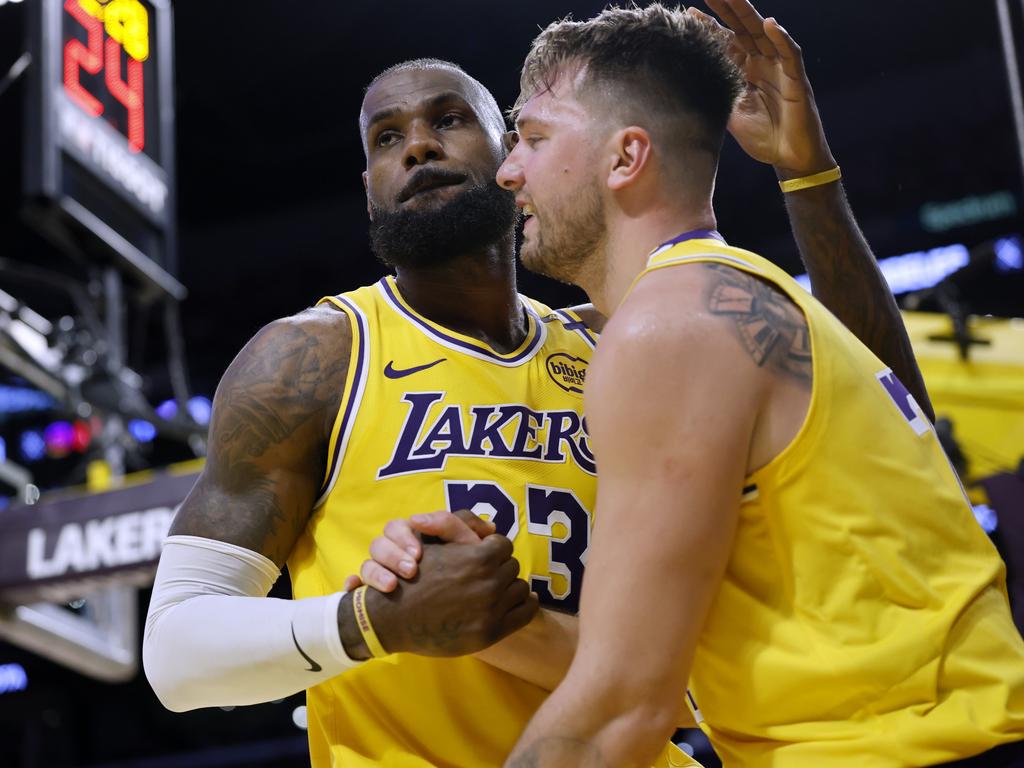 LA’s move to give LeBron James a new superstar in Luka Doncic is one of the biggest stories in NBA history. Picture: Getty Images