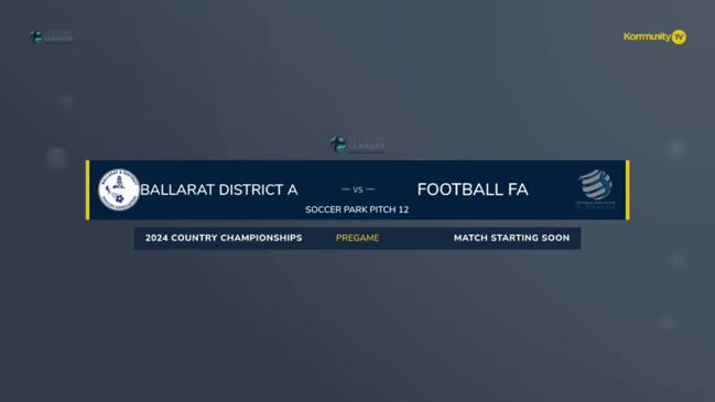 Replay: Ballarat v Sunraysia (U16 Boys)—Victorian Junior Country Football Championships Day 1