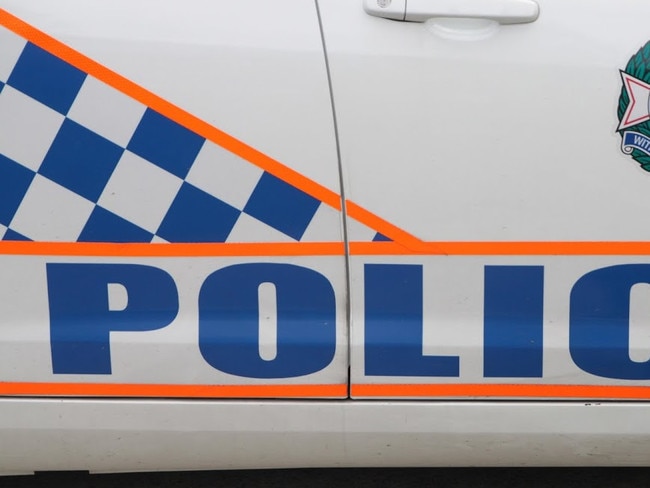 Police impound car after Warrego Hwy smash