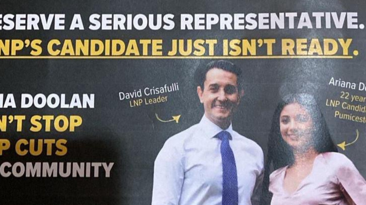 The United Workers Union is targeting a young LNP candidate.