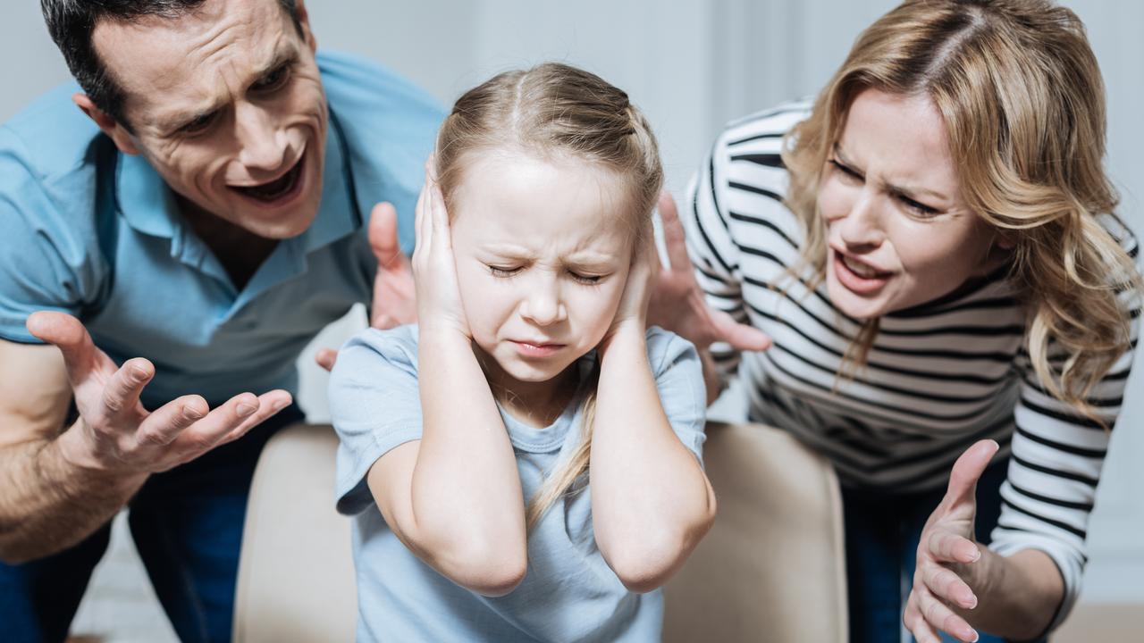 yelling at child doing homework