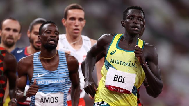 Peter Bol finished fourth in the 800m final in Tokyo.