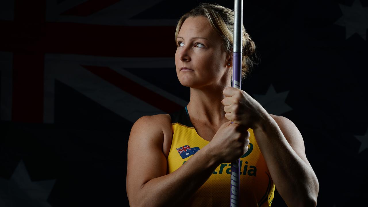 SPORT - Javelin thrower Kim Mickle. One year to go until Rio. Photo by Daniel Wilkins.