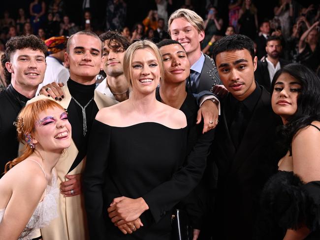 The cast of Heartbreak High attend the 2022 AACTA Awards. Picture: James Gourley/Getty Images for AFI)