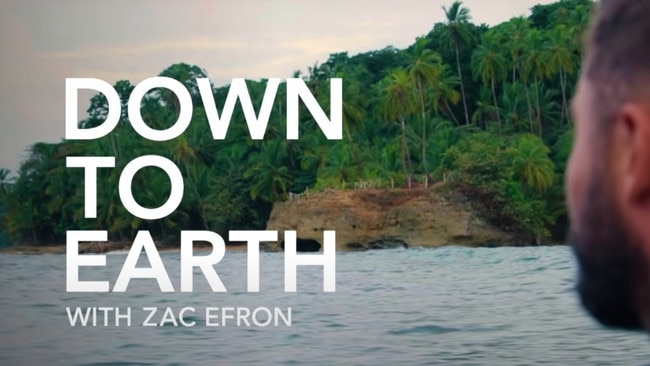 The opening frames from Down to Earth With Zac Efron series on Netflix.