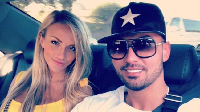 Mehajer in a recent photograph with girlfriend Melissa Tysoe. Picture: Instagram