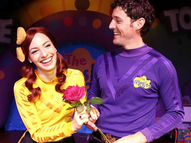 Emma and Lachy from The Wiggles announced their split this year. Picture: Adam Taylor