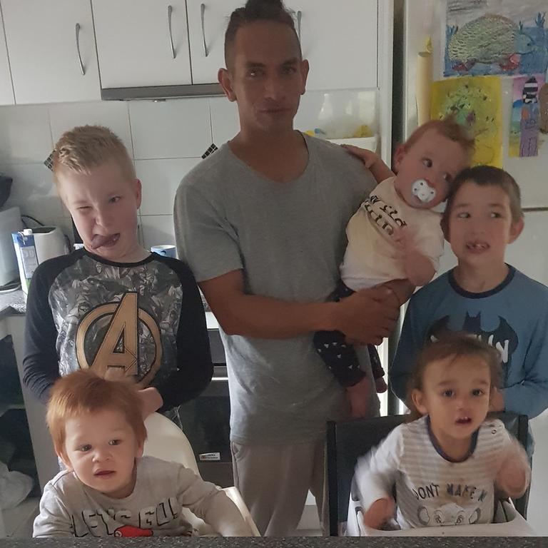 Wayne Godinet and his five sons, Zack, 11, Harry, 10, four-year-old twins Kyza and Koah and Nicky, 3, all lost their lives in the fire.