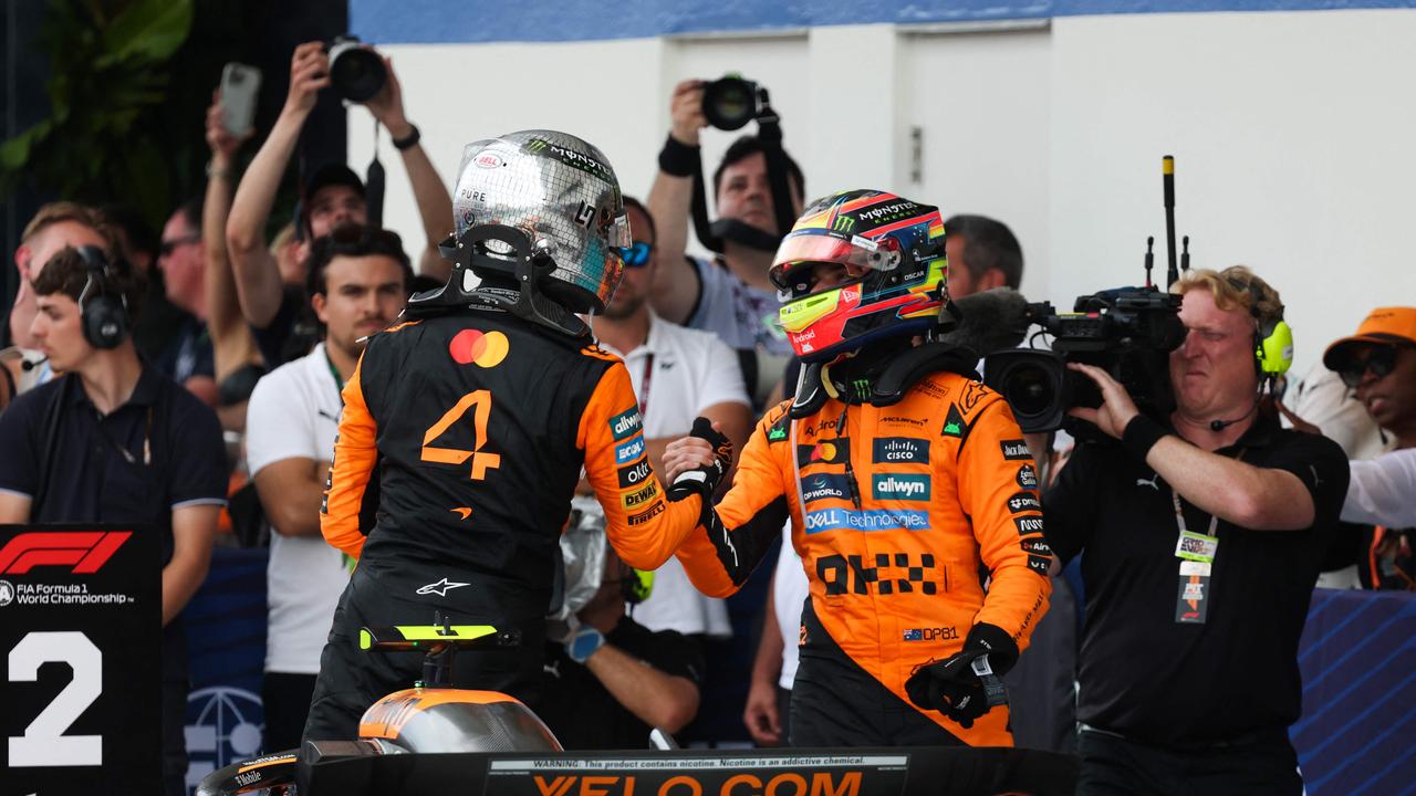 Lando Norris and Oscar Piastri are dominating the rest of the F1 grid. Photo: Mark Thompson/Getty Images/AFP.