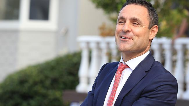 Jason Pantzer, pictured during an auction, is one of Sydney's top real estate agents.