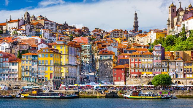 Porto, Portugal’s second-largest city, nestled on the Douro River.