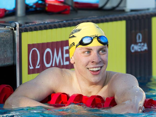 The former swimming champ was banned from the sport for life after the assault. Picture: Timothy Binning/TheSwimPictures.com