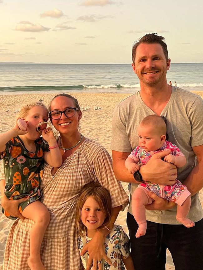 The Dangerfields live a wholesome life on the coast. Picture: Instagram