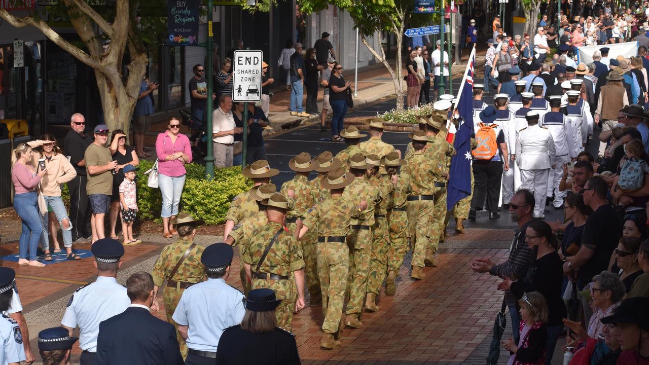 Scenes from the Bundaberg Civic Service.