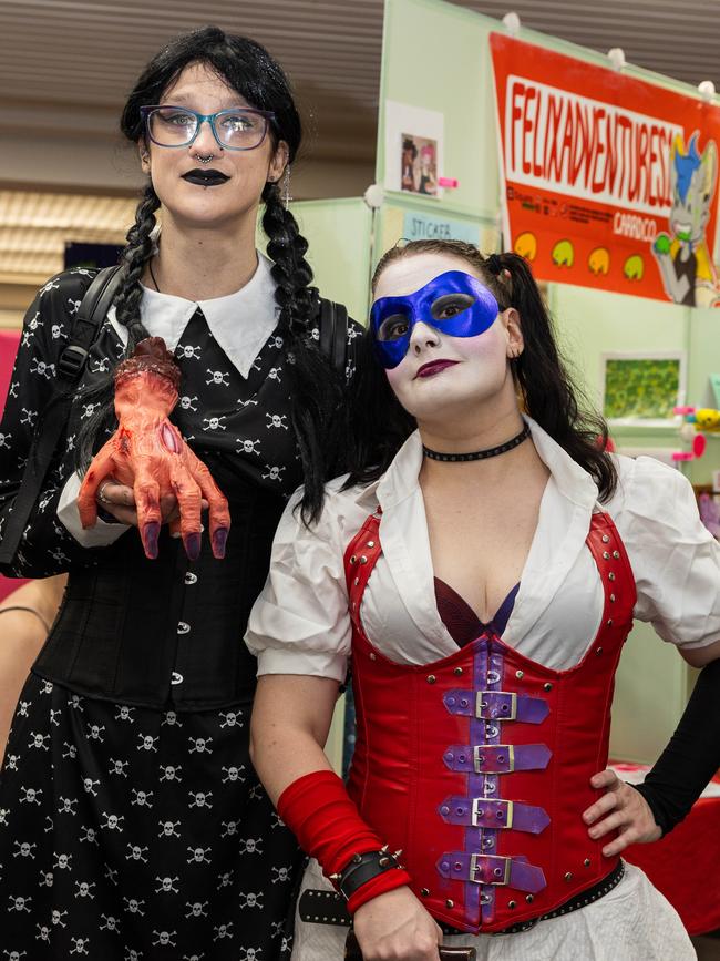 Brooke Wayne and Izzy Jarvis at the City of Darwin Geektacular event, 2025. Picture: Pema Tamang Pakhrin